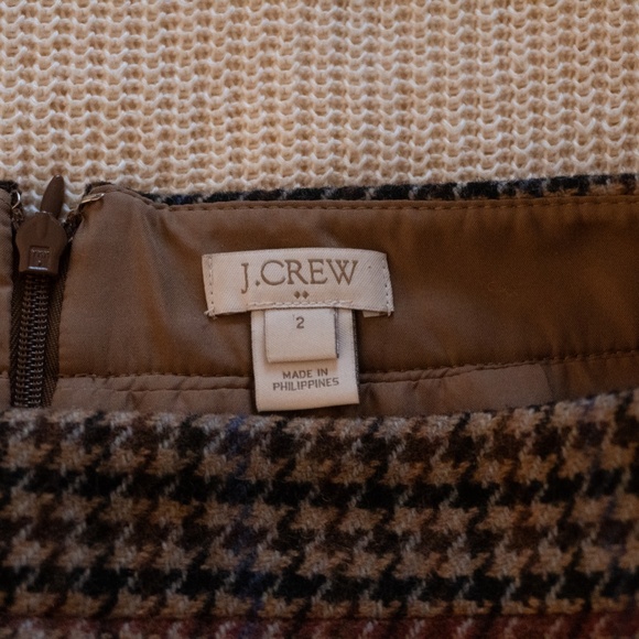 J. Crew plaid wool skirt - Picture 3 of 3